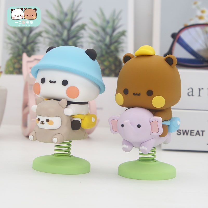 Car Accessories Inside - Yier Bubu Spring Swing Figurine Cute