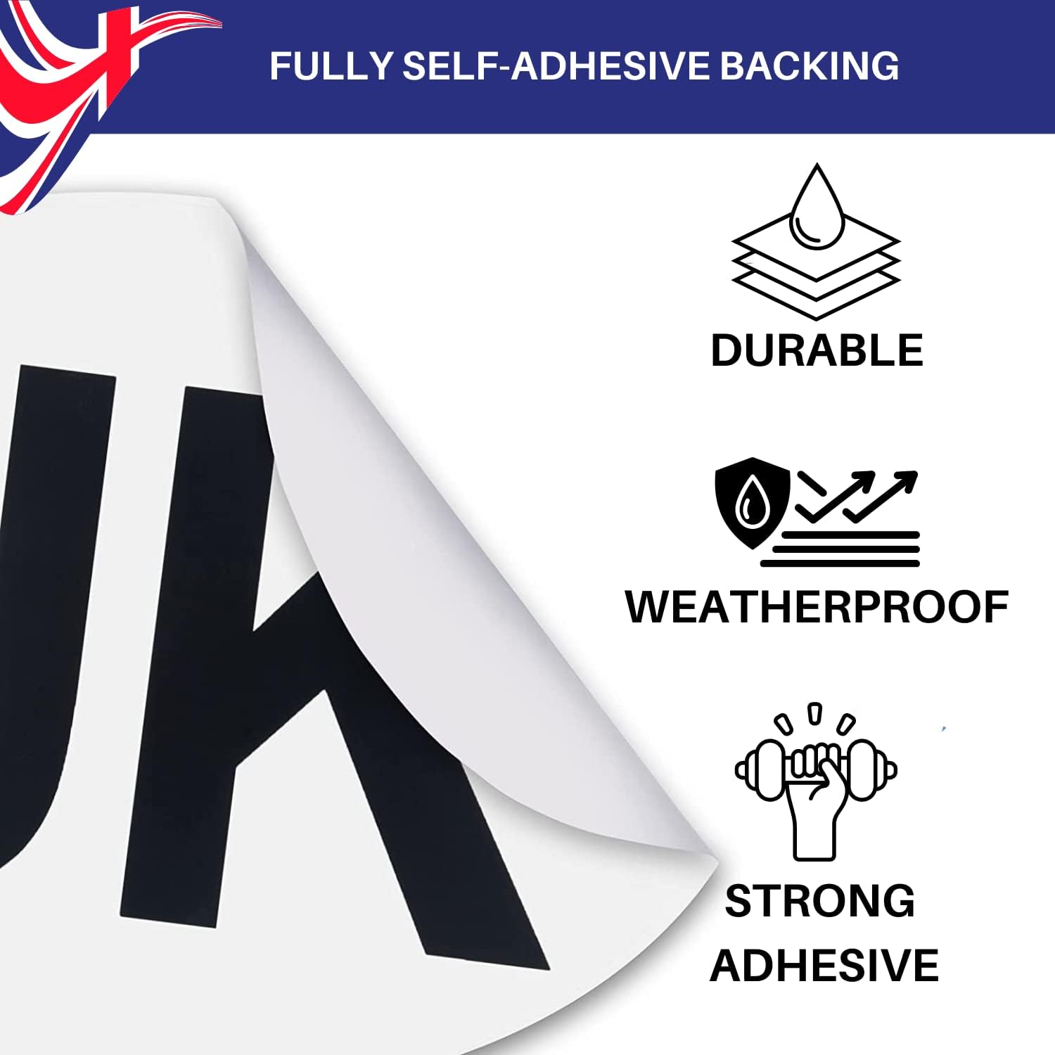 Car Accessories Uk - UK Reflective Car Stickers Universal Head