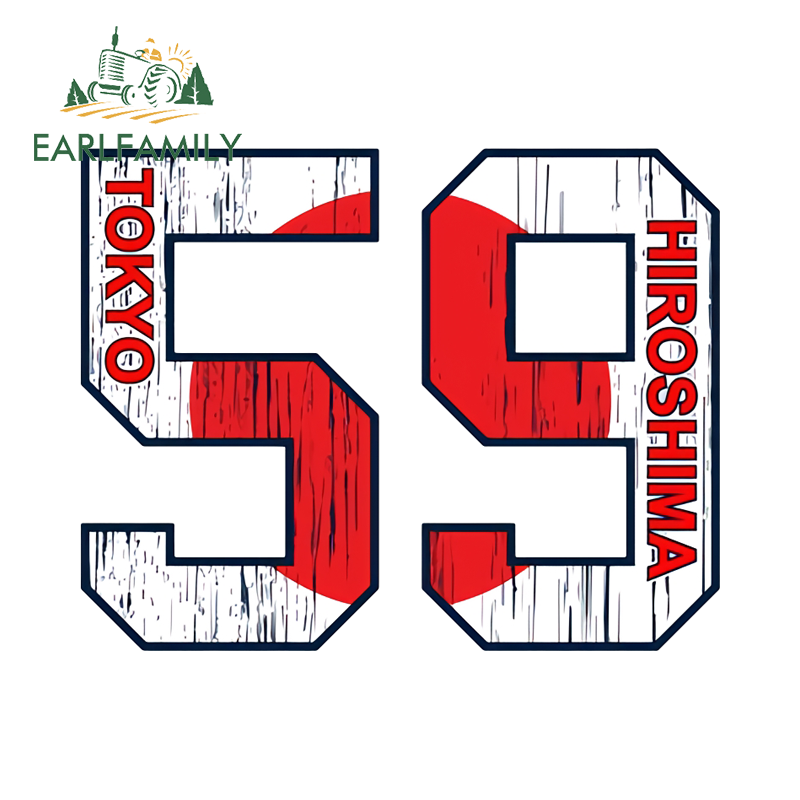 EARLFAMILY 59 Retro Number Tok - Car Accessories In Tokyo ulasan dan harga