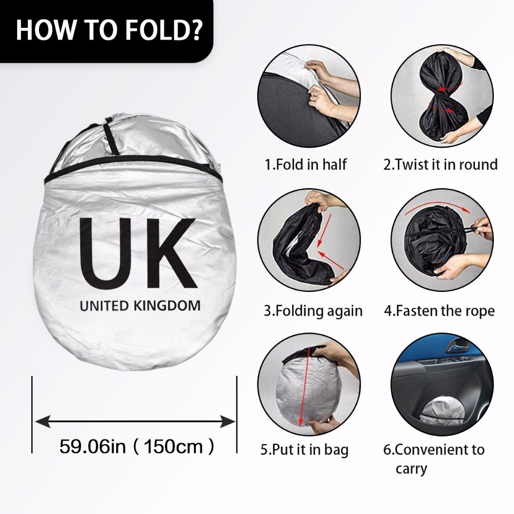 Car Windshield Sunshade For MI - Car Accessories Uk ulasan dan harga