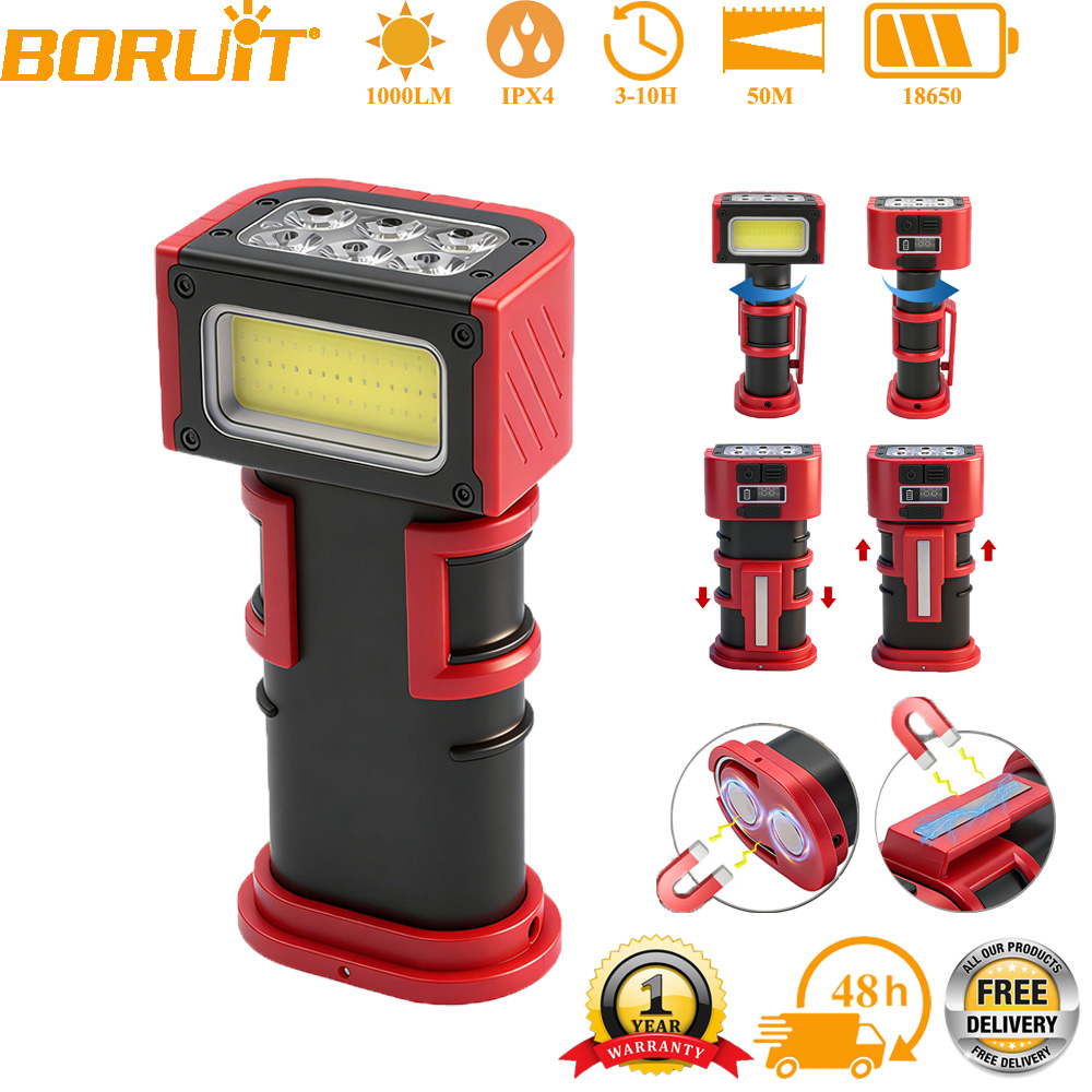 BORUiT COB LED Work Light 1000 - Car Accessories Hanging ulasan dan harga