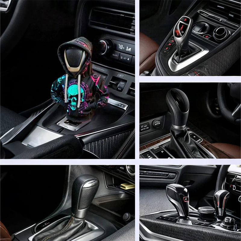 1PC Creative Hooded Shift Leve - Car Accessories Xmas ulasan dan harga