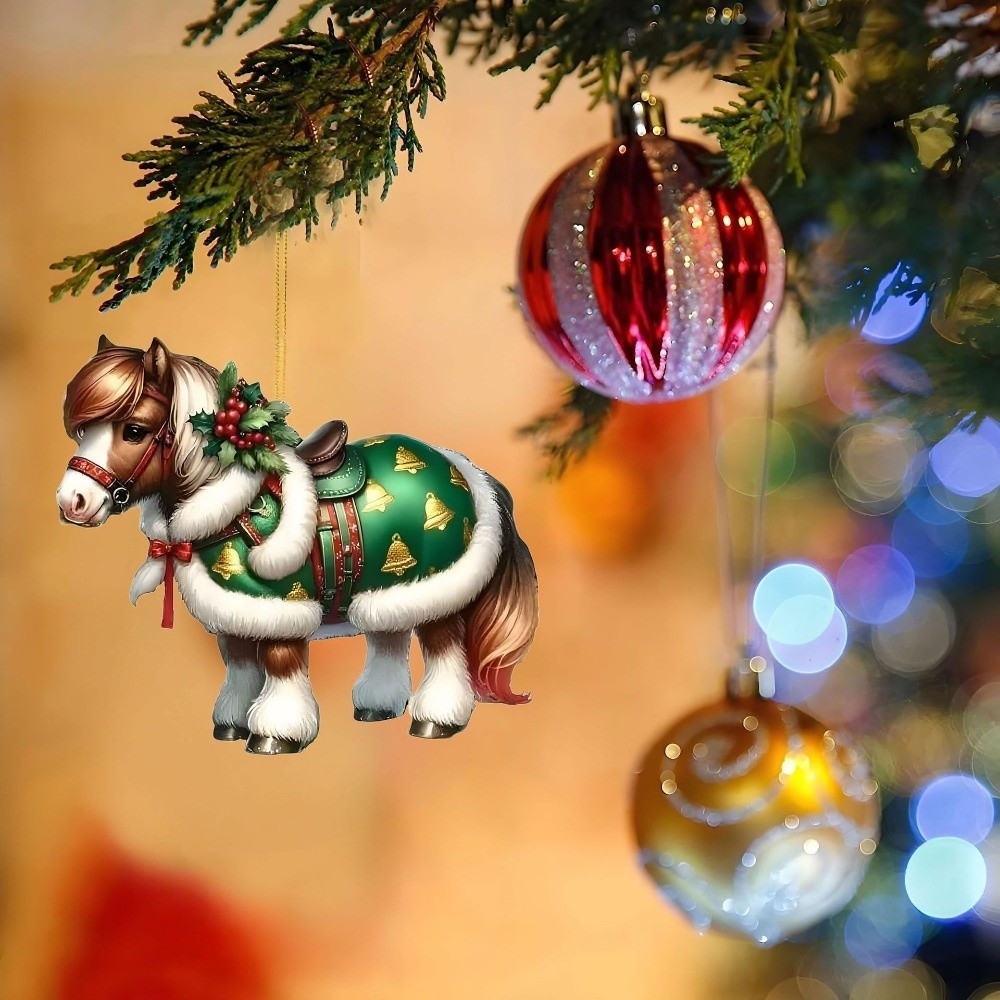 2D Flat Christmas Hanging Pend - Car Accessories Xmas ulasan dan harga