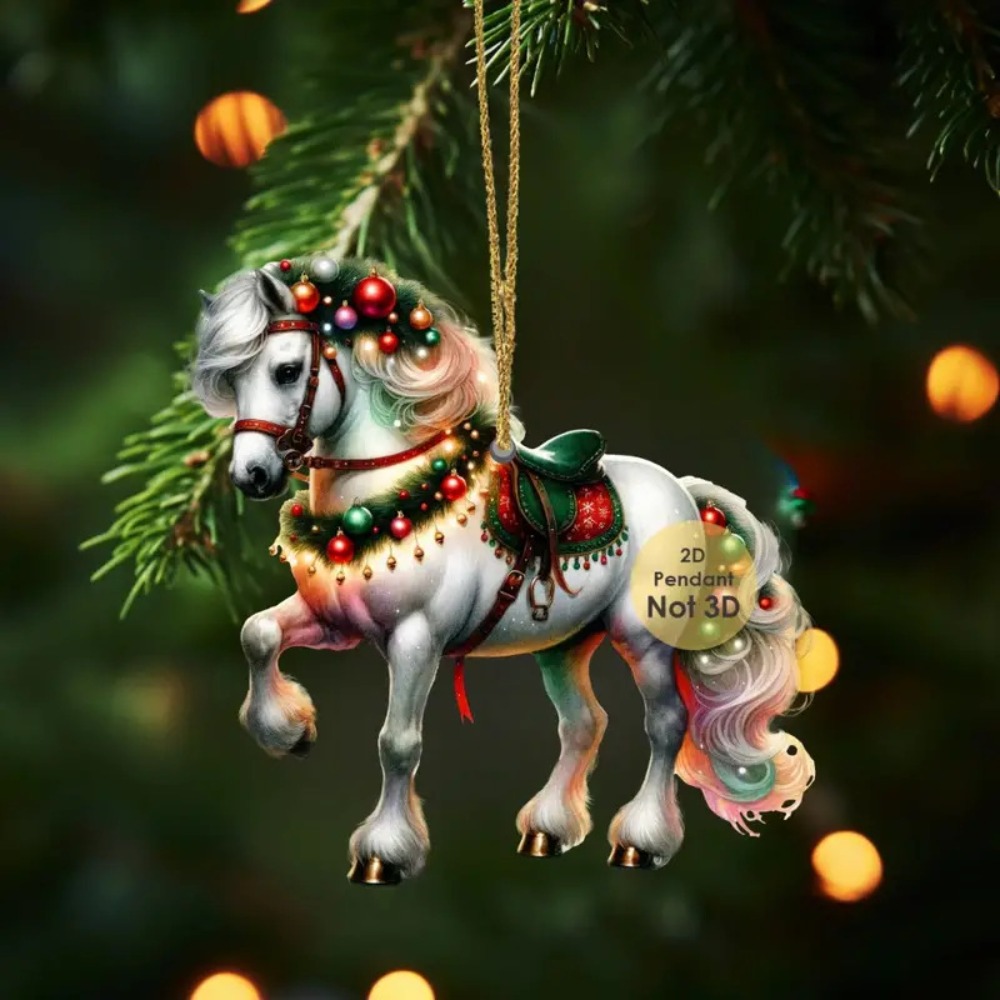 2D Flat Christmas Hanging Pend - Car Accessories Xmas ulasan dan harga