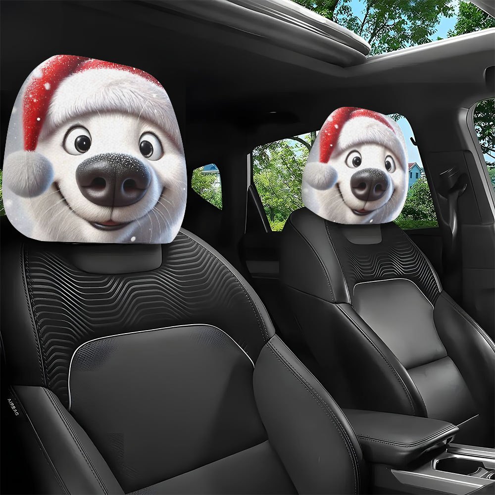 2pcs Christmas hats, cute pupp - Car Accessories Xmas ulasan dan harga