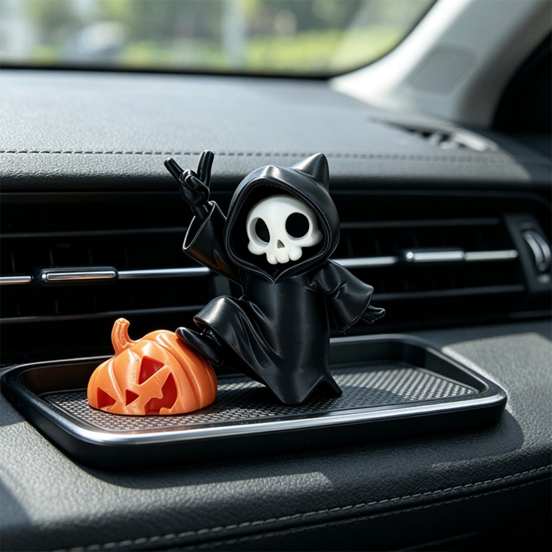 Cat Ear Grim Reaper Halloween  - Car Accessories Oman ulasan dan harga