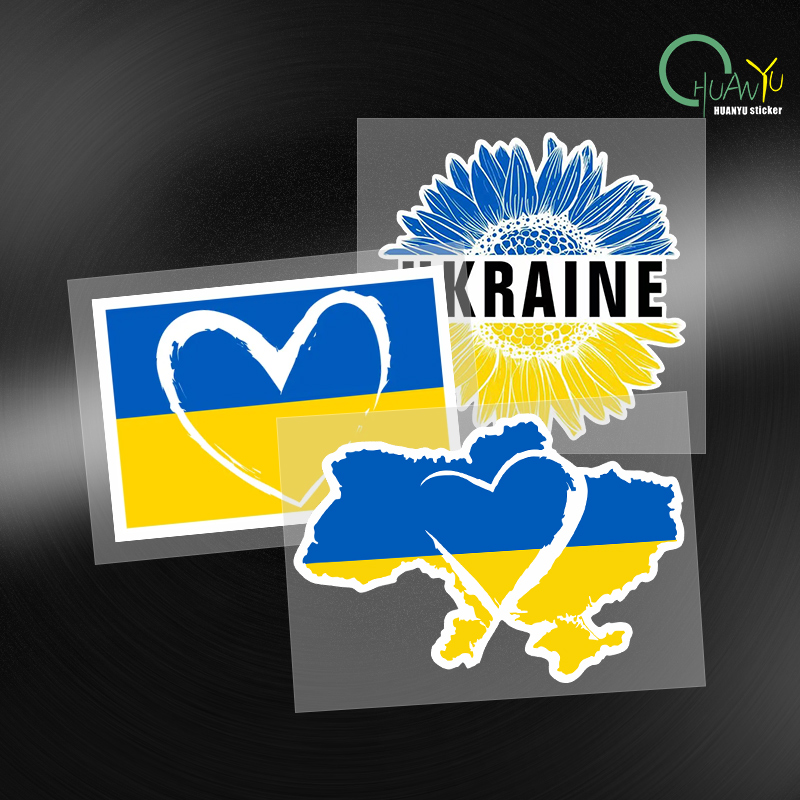 Sign Car Sticker Ukraine Sunfl - Car Accessories Uk ulasan dan harga