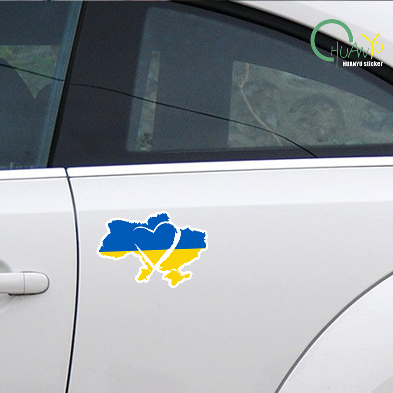 Sign Car Sticker Ukraine Sunfl - Car Accessories Uk ulasan dan harga