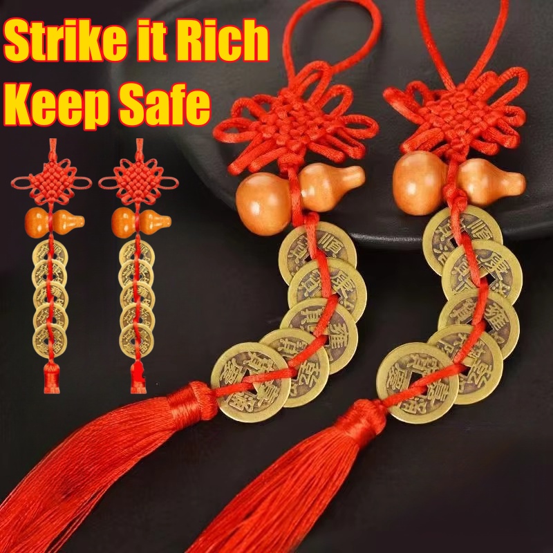 Chinese Feng Shui Coins with H - Car Accessories Oman ulasan dan harga