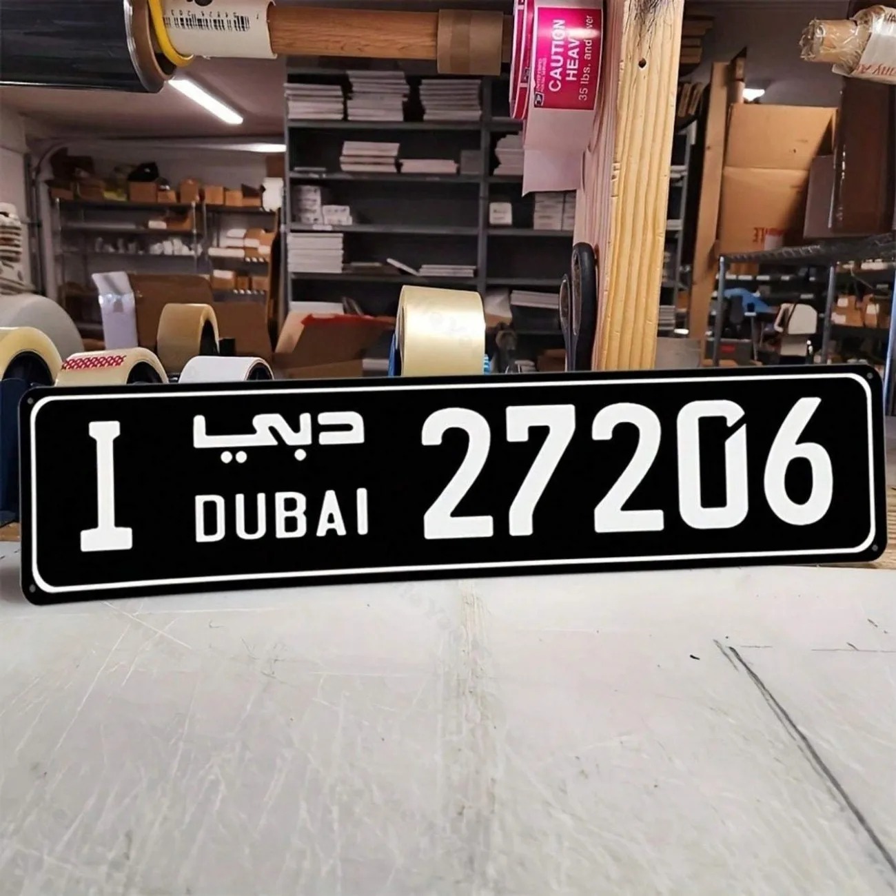 Engraved Aluminum Dubai‑Themed - Car Accessories In Dubai ulasan dan harga