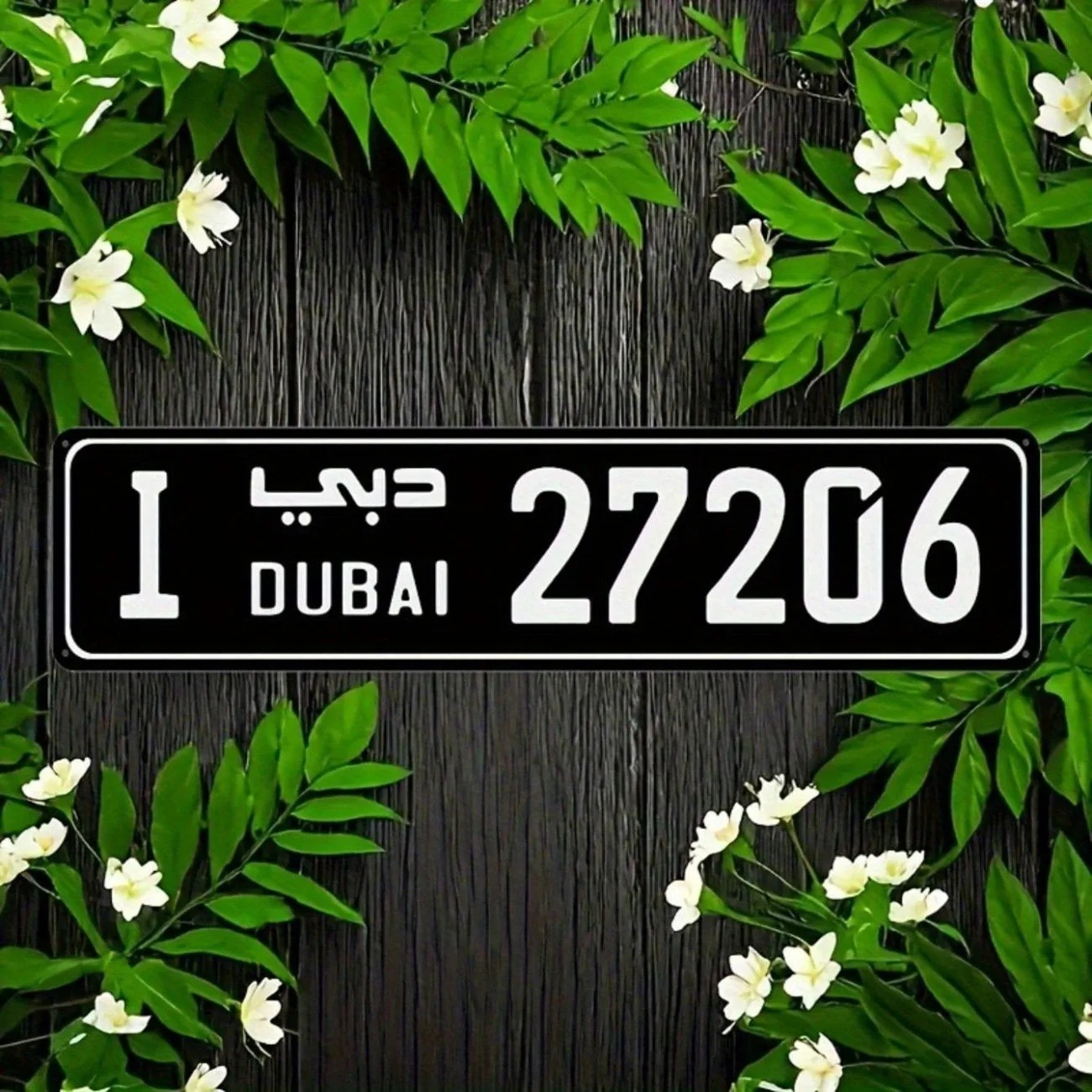 Engraved Aluminum Dubai‑Themed - Car Accessories In Dubai ulasan dan harga
