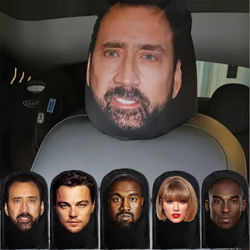 Car Seat Headrest Full Face Co - Car Accessories Xmas ulasan dan harga