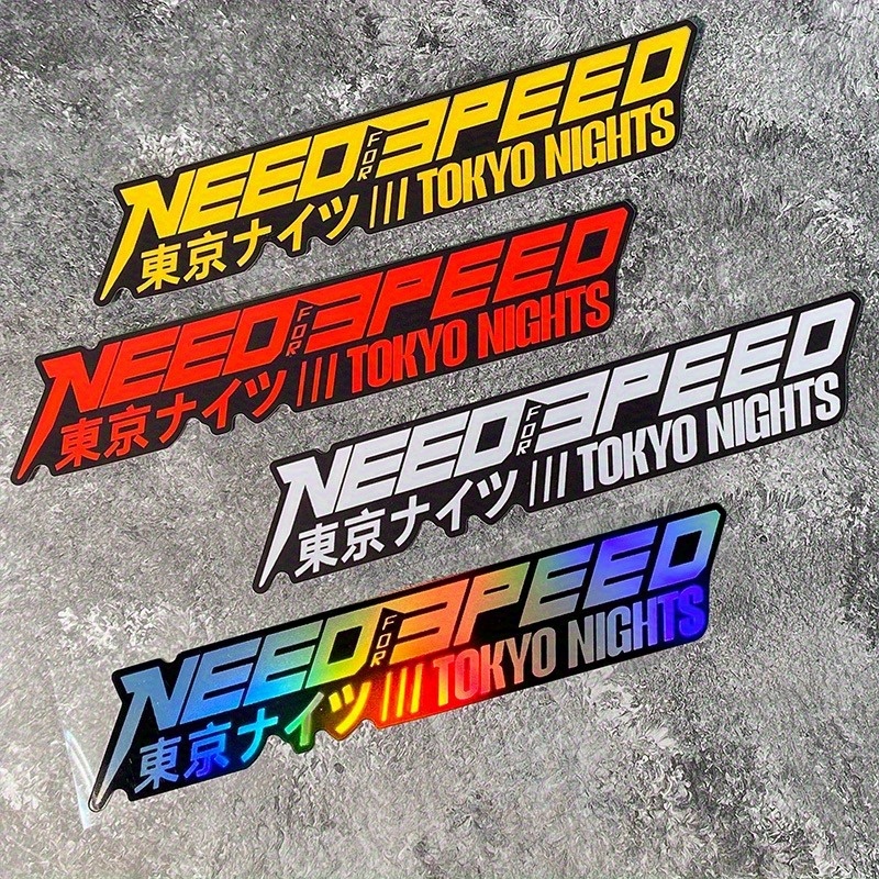 1PC Bold Tokyo Nights Racing M - Car Accessories In Tokyo ulasan dan harga
