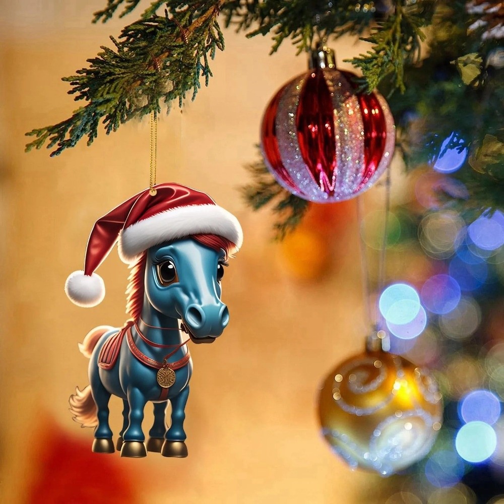 2D Flat Christmas Hanging Pend - Car Accessories Xmas ulasan dan harga