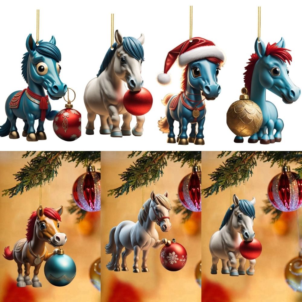 2D Flat Christmas Hanging Pend - Car Accessories Xmas ulasan dan harga