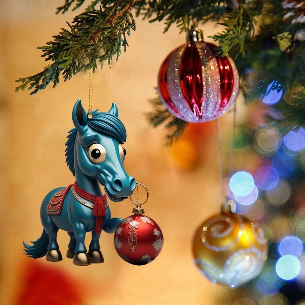 2D Flat Christmas Hanging Pend - Car Accessories Xmas ulasan dan harga